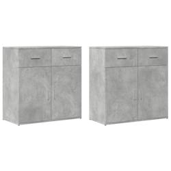 Helloshop26 - Buffet bahut commode armoire meuble de rangement organisateur cuisine salle de séjour salons lot de 2 79 x 38 x 80 cm 02_0036868 - 3000_0