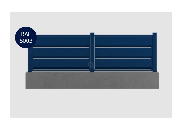 Kenavo - clôture en aluminium robustes et design - Kostum - hauteur 1255 mm_0
