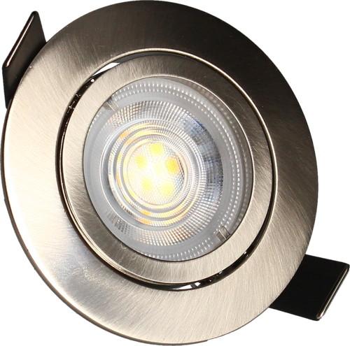 Kit 3 spots LED en acier encastrables Jade - Orientables - Module 5W, 2-CCT, 400lm, Ø83_0