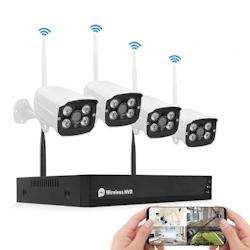Kit Vidéosurveillance WiFi 1080P HD Sans Fil Avec Technologie AI Pour Sécurité Domestique YONIS - 3615616789392_0