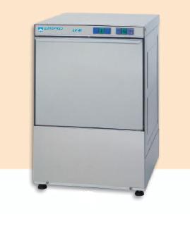 Lave-verres - Porte double paroi en acier inoxydable - Cycle lavage et rinçage automatiques_0