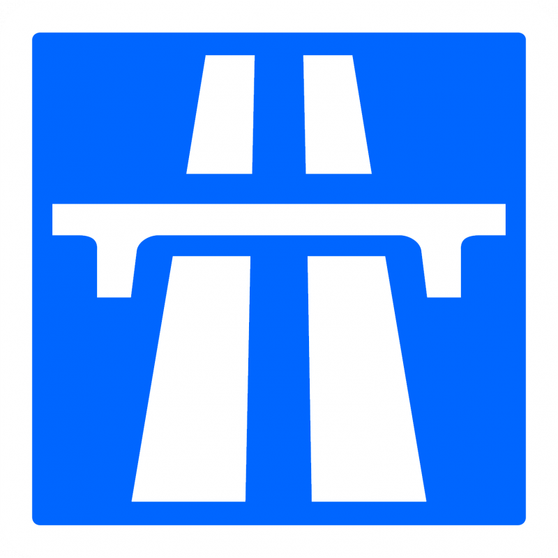 Panneau de signalisation C207 - Début d'autoroute - WP Signalisation - Made in France_0