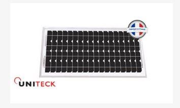 Panneau solaire 20W 12V monocristallin Uniteck - Applications variées et données techniques détaillées_0