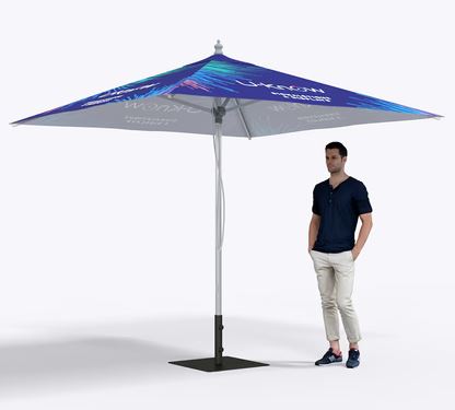 Parasol aluminium carré de 3x3m - POPSUN SQ 300_0