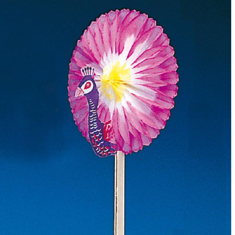 PIQUE DÉCORATION COLORÉ POUR GLACE PAON 15CM - LOT DE 144 - AZ BOUTIQUE - DÉCORATION GLACE