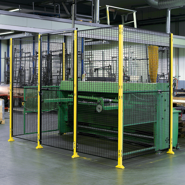 Protection grillagée modulable pour machines_0