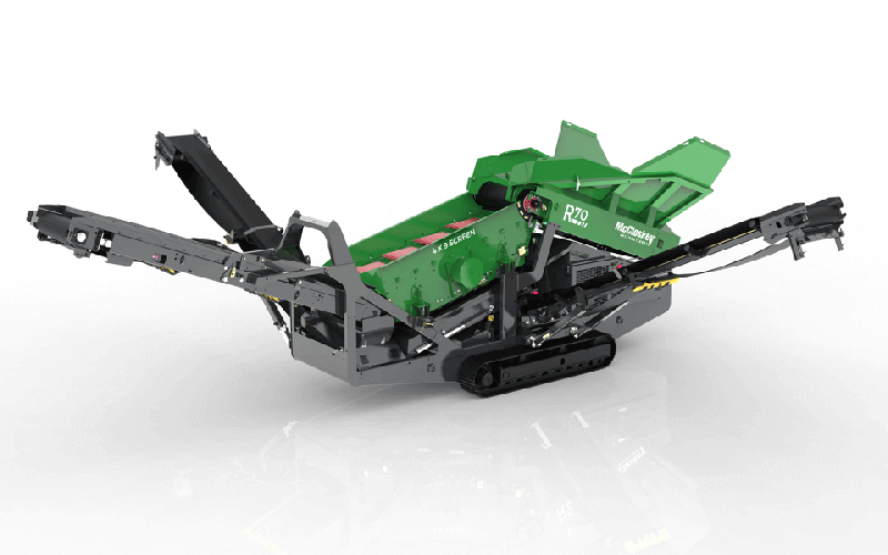 Scalpeur mobile McCloskey R70 - robuste et puissant - 130 HP diesel_0