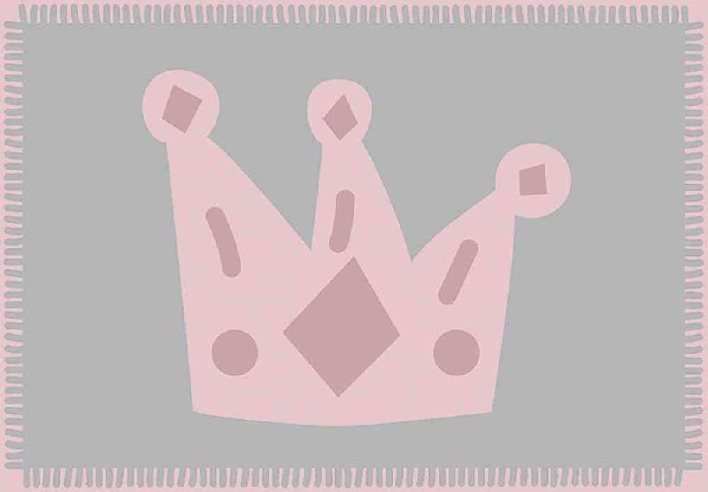 Tapis d'entrée déco intérieur absorbant - Doudou Princesse - 75x50 cm_0