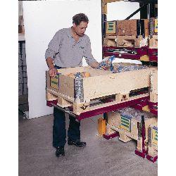 Tiroir à palette / tiroir palette sur lisses - Charge jusqu'à 1 tonne - Extraction 70% ou 100% - Dimensions 800x1200_1