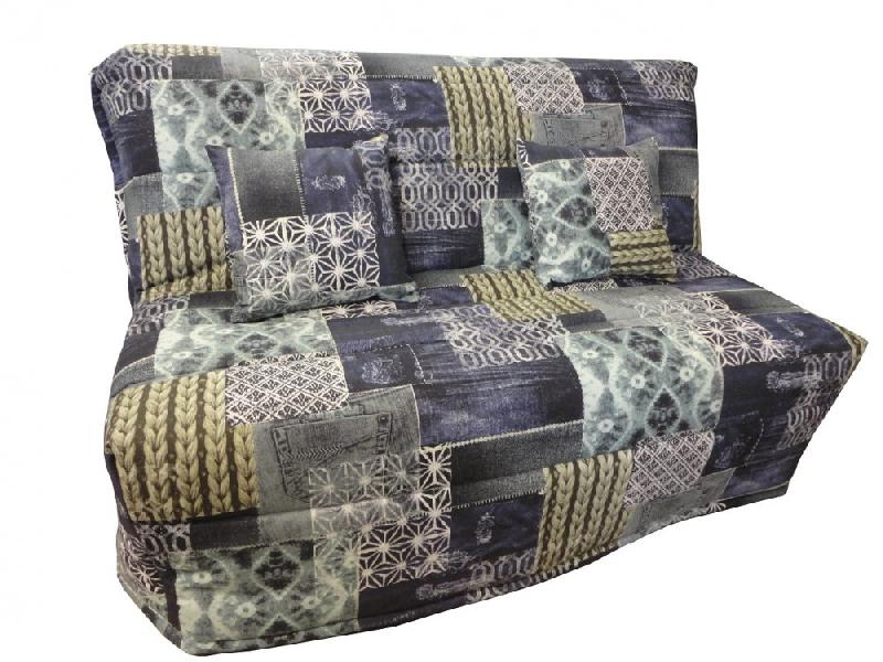 Banquette Bz Convertible Axel A Imprimes 160 200cm Matelas Confort Bultex