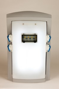 Borne Orion - Borne foraine ergonomique en rotomoulage recyclable avec éclairage LED et distribution eau/électricité_0