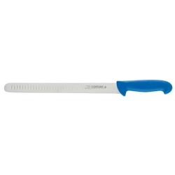 Comas couteau saumon 300 mm - modèle Carbon - bleu inox - acier inoxydable_0