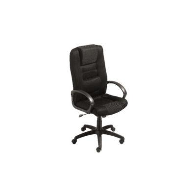 Fauteuil direction CAPITAL CONFORT Tissu rembourré  Hauteur dossier 74 cm Noir_0