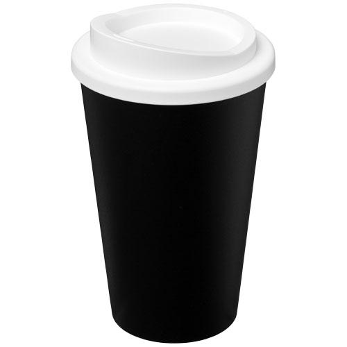 Gobelet isolant Americano® 350 ml - isotherme à double paroi avec couvercle à visser - Plastique PP, fabriqué au Royaume-Uni_0
