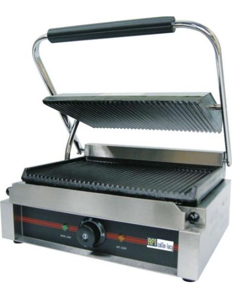 Grill Panini simple plaque en fonte rainurée  Référence: GH811E_0