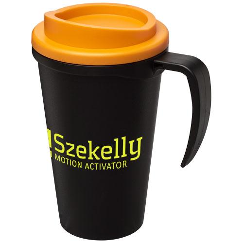 Mug isolant Americano Grande 350 ml - double paroi, couvercle à visser et poignée intégrée_0