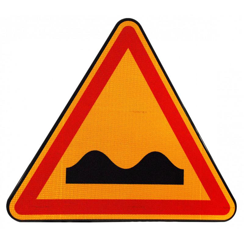 Panneau de danger cassis ou dos d'âne AK2_0