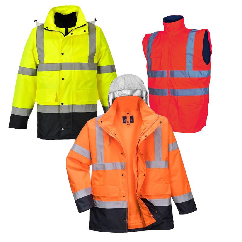 Parka haute visibilité 4 en 1, Coloris : Jaune Fluo, Taille : 4XL_0