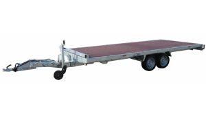 Plateau nu 506x215 cm - 3500 kg PTAC - 2 essieux avec timon articulé Lider_0