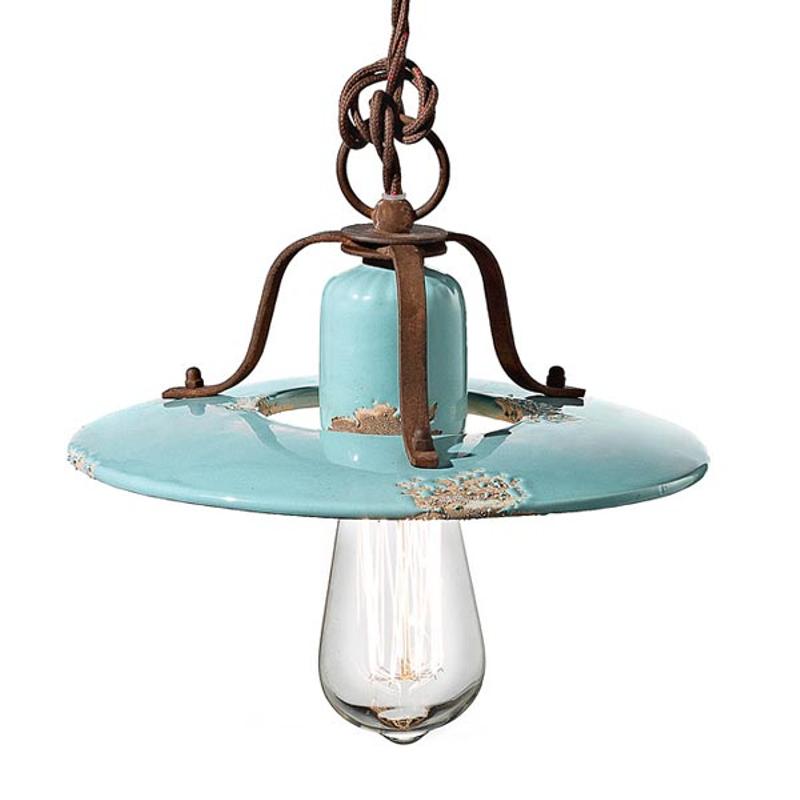 FERROLUCE SUSPENSION VINTAGE GIORGIA EN TURQUOISE