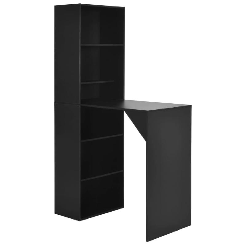 TABLE HAUTE MANGE DEBOUT BAR BISTROT AVEC ARMOIRE NOIR 200 CM 0902044_0