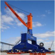 Tcc 280R - Grue portuaire Liebherr - Capacité de levage max 120t - Portée max 37m_0