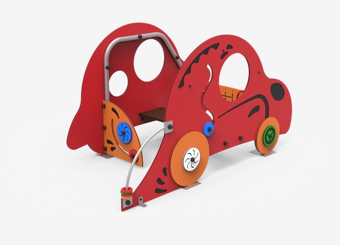 Toboggan pour enfant en métal Gibo JG10 - Structure en acier inoxydable et surface de glissement ondulée_0