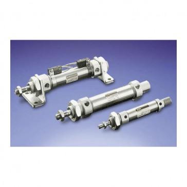 Vérin hydraulique simple effet ISO 6432 - Diamètre 10 mm - Course 25 mm - SMC Pneumatique SA_0