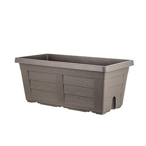 Jardinière effet bois 100 cm cappuccino - Bama BAM609_0