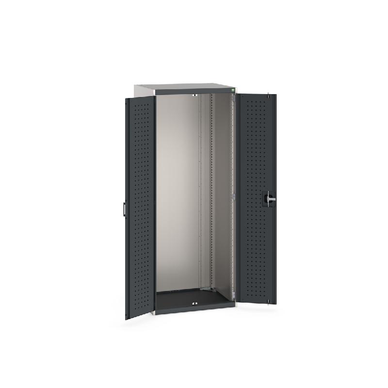 Armoire d'atelier Cubio SMLF-8620-1 - Portes Perfo - 800x650x2000mm - Charge jusqu'à 1.5 tonne_0