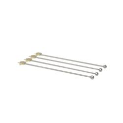Aulica Lot De 4 Melangeurs Licorne Dore - inox 116001_0