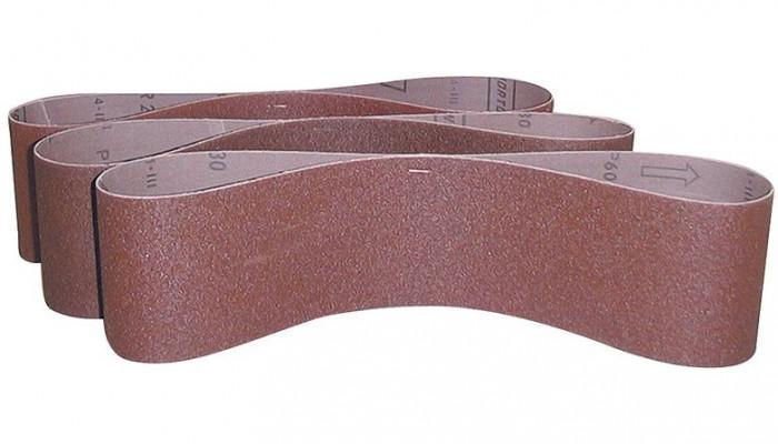 Bandes abrasives grain 60 80 120 pour ponceuse à bande lot de 3_0