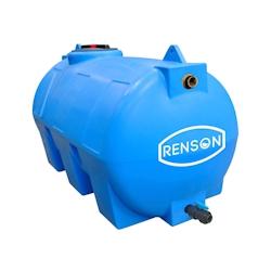 Cuve de stockage d'eau 2000l horizontale pré équipée - BLEU - bleu 3660233620108_0