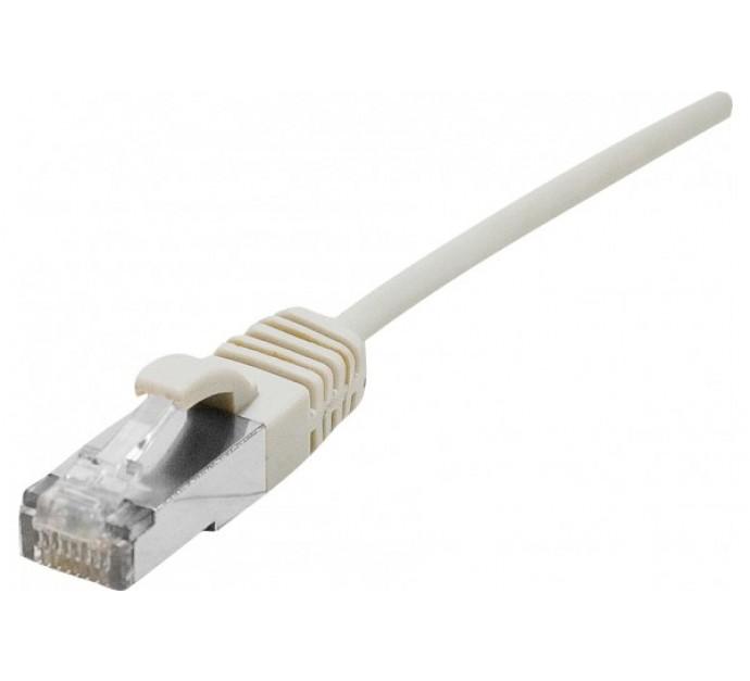 Dexlan cordon RJ45 CAT 6A S/FTP ultra-fin LS0H gris - 0,3m - 10Gbps - 500MHz - blindage optimal_0