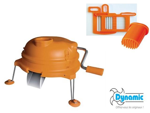 DYNACUBE COMPLET COUPE-LÉGUMES PROFESSIONNEL + GRILLE 17 X 17