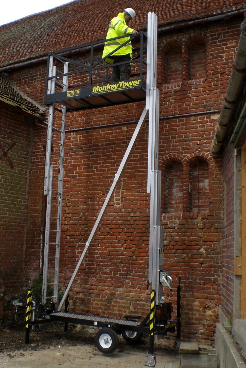 Élévateur construit en un seul bloc, hauteur de levage de 6,50 m, capacité de charge de 250 kg - Monkey Tower