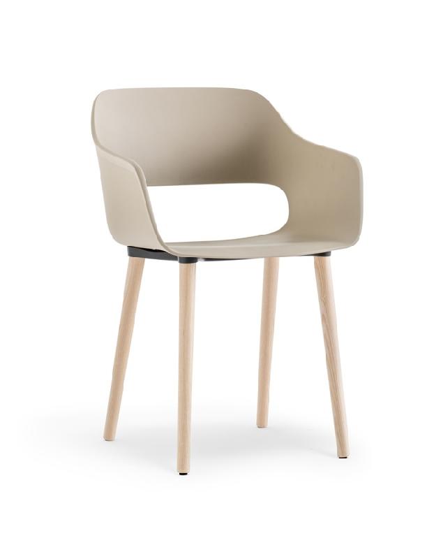 Fauteuil piètement bois babila_0