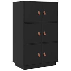 HELLOSHOP26 - Buffet bahut commode armoire meuble de rangement organisateur cuisine salle de séjour salon haut 67 x 40 x 108,5 cm bois massif de pin_0