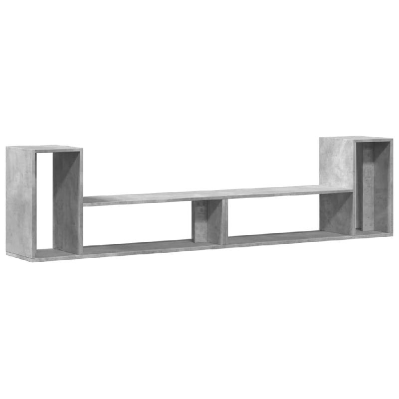 Helloshop26 - Meubles TV multimédia étagère télévision buffet téléviseur salle à manger salon chambre 2 pièces 100 x 30 x 50 cm bois 02_00285_0