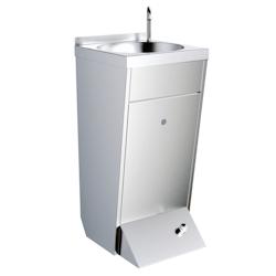Lavabo à main avec poussoir à pied - 400x440x850 mm - 202P0001 Eurast - inox 202P0001_0