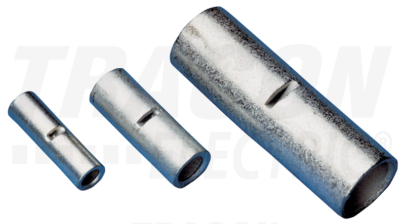 Manchon électrique non isolé - cuivre électrolytique étamé 6mm² - d1=3,8mm - longueur 15mm_0