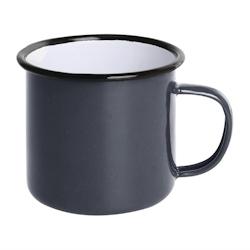 Olympia Mug Gris et Noir 350 ml Lot de 6 - blanc DC397_0