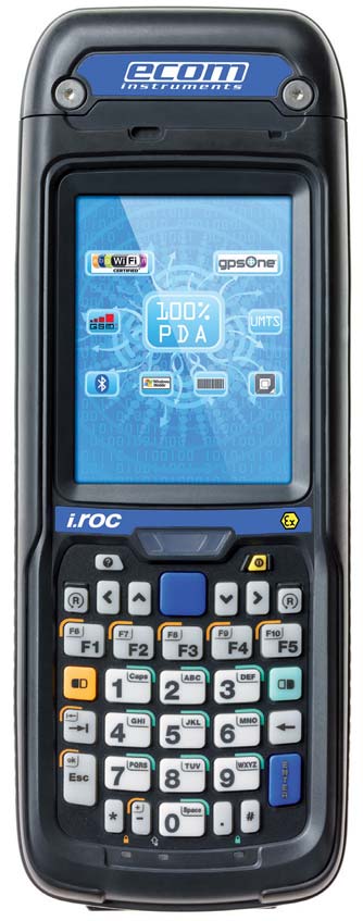 PDA ATEX i.Roc CI70-Ex - Pocket PC durci, robuste et étanche IP65, avec options code-barre ou RFID_0