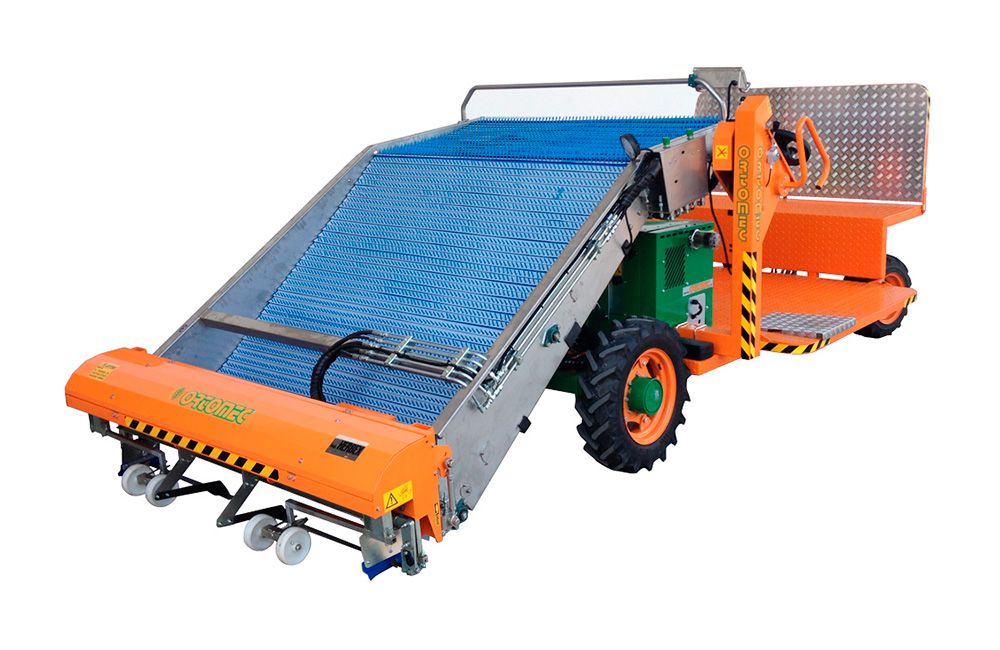 Récolteuse de légumes automotrice 8100 Herbex - Ortomec SRL - largeur de la tête de récolte 130 à 180 cm_0