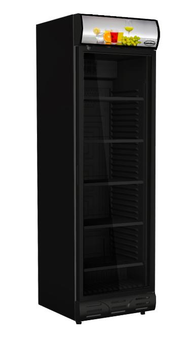 Réfrigérateur 1 porte en verre noir sens ouverture porte gauche - 7464.0093_0