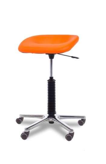 Tabouret assis-debout gamme Swing - siège ergonomique réglable avec assise dynamique et repose-pieds_0