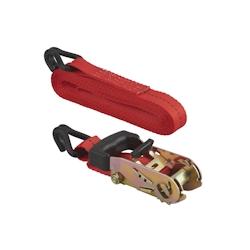Thirard Sangle de serrage, 5m, à cliquet, crochets JJ, rouge - rouge aluminium 3150262906187_0