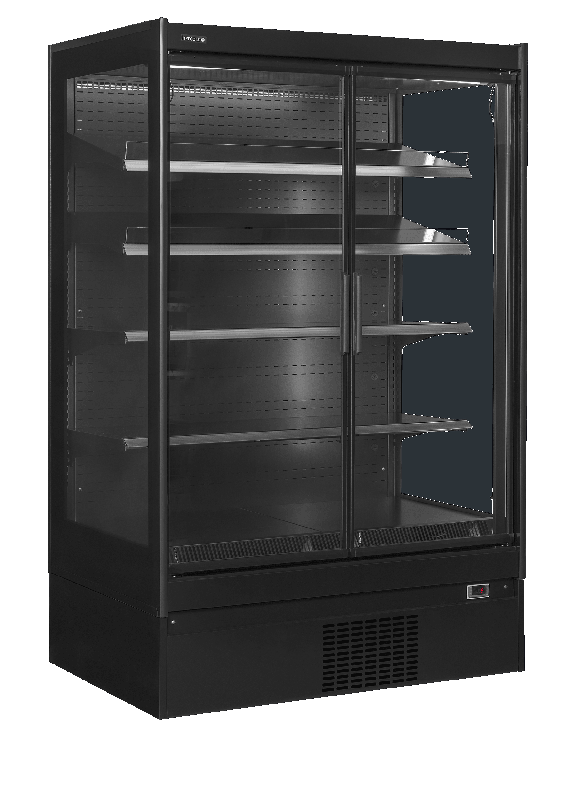 Vitrine réfrigérée EXTRA Multideck TEFCOLD - froid positif - portes battantes double vitrage - référence EXTRA1250CD_0