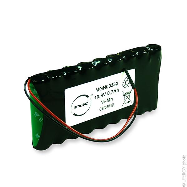 Batterie médicale 9x AAA Yuasa ST1 - 10.8V 700mAh avec fils_0