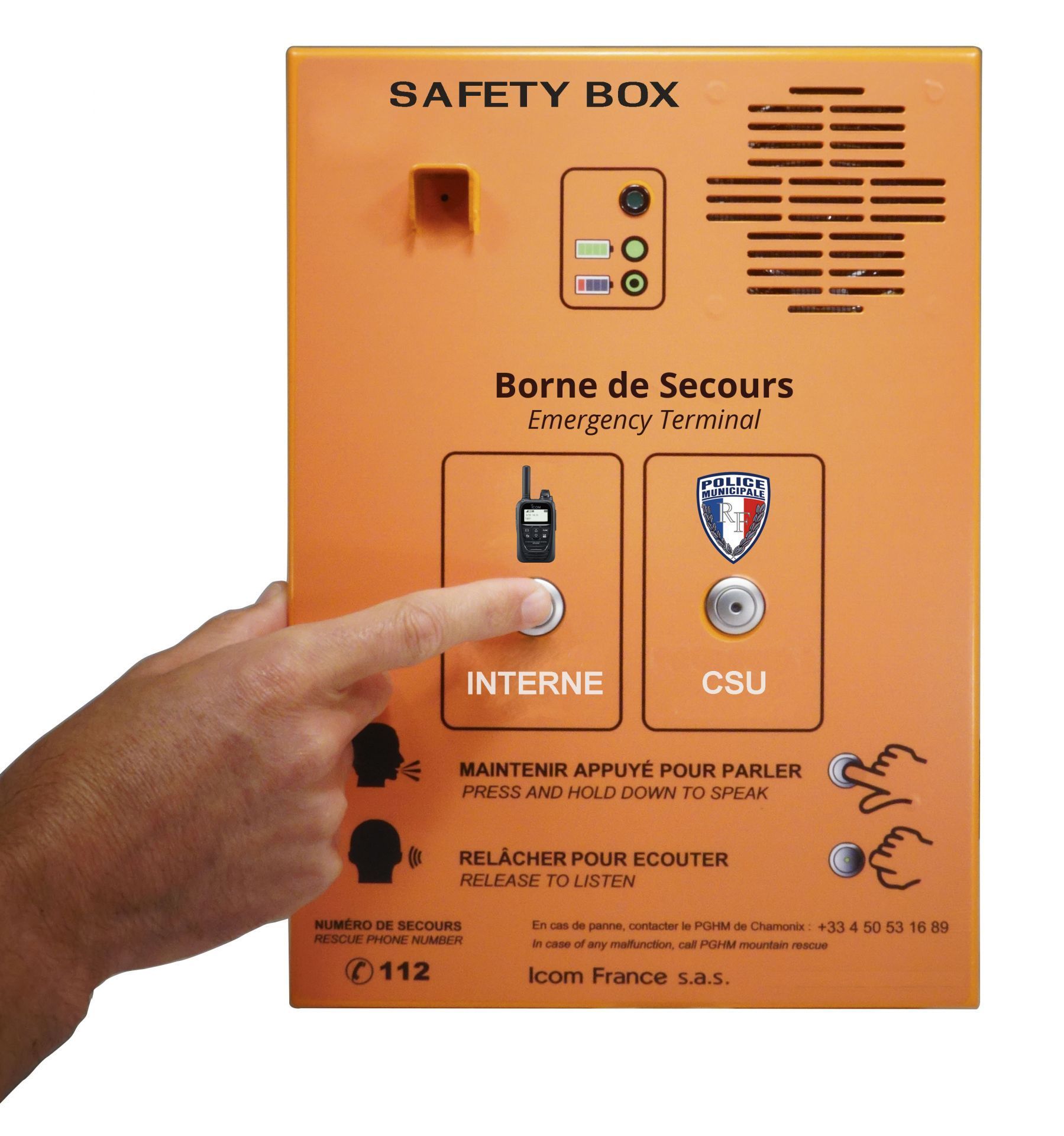 Borne d'appel d'urgence sos pcs interphonie safetybox_0